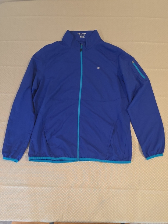 Champion Jackets & Blazers - Champion Blue Track Jacket with Teal Accents